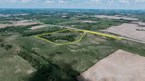 57 Acres of Recreational Land with Home for Sale in Norfolk, Nebraska