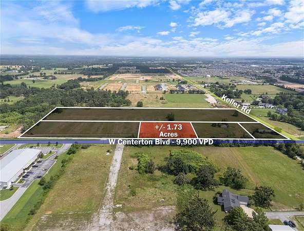 1.73 Acres of Commercial Land for Sale in Centerton, Arkansas