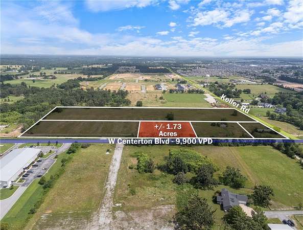 1.73 Acres of Commercial Land for Sale in Centerton, Arkansas