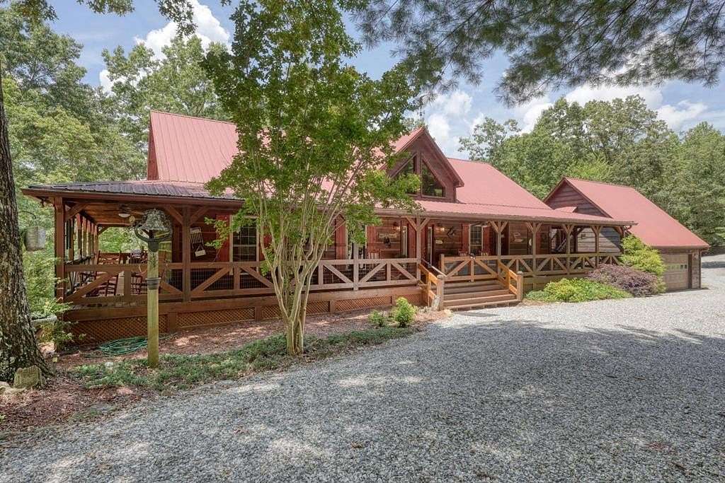 5.3 Acres of Residential Land with Home for Sale in Blairsville, Georgia