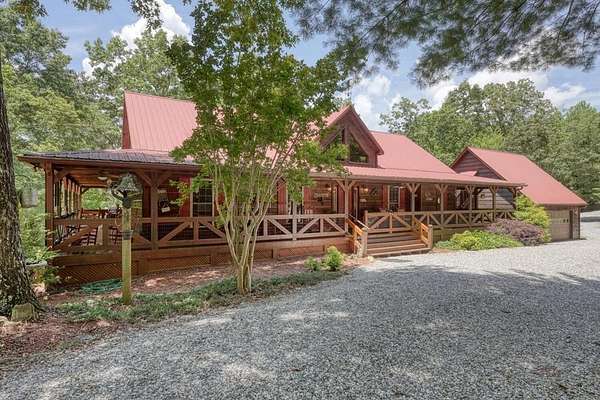 5.3 Acres of Residential Land with Home for Sale in Blairsville, Georgia