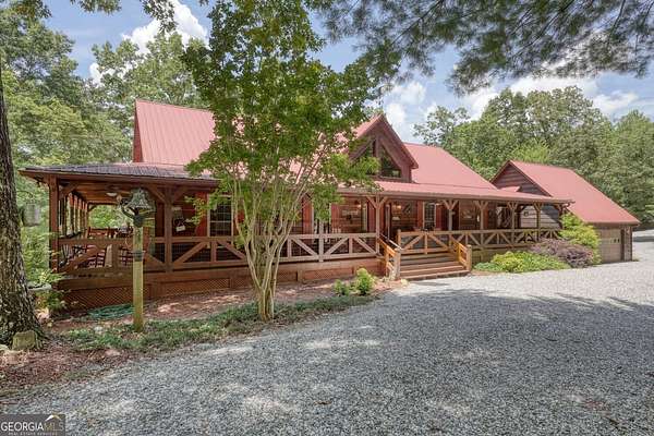 5.3 Acres of Residential Land with Home for Sale in Blairsville, Georgia