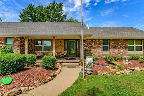 4.7 Acres of Residential Land with Home for Sale in Mulvane, Kansas