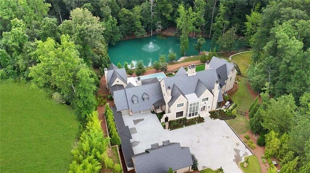 6.58 Acres of Residential Land with Home for Sale in Sandy Springs, Georgia