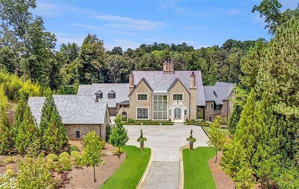 6.58 Acres of Residential Land with Home for Sale in Sandy Springs, Georgia