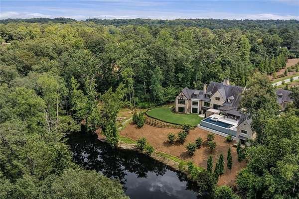 6.58 Acres of Land with Home for Sale in Sandy Springs, Georgia