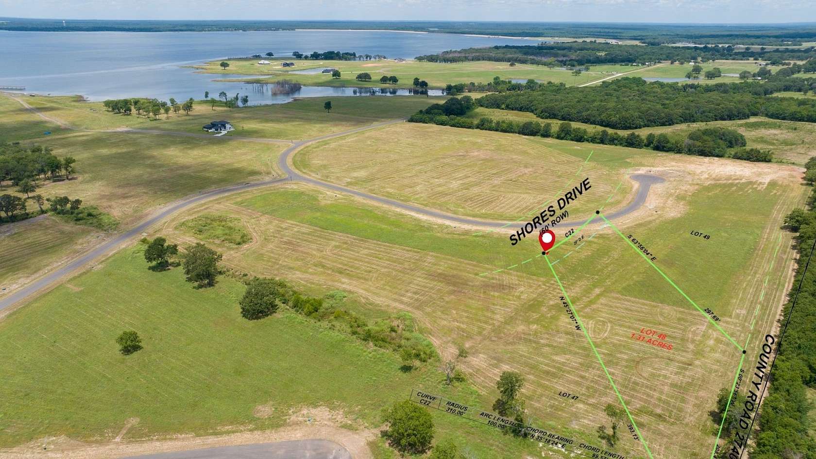 1.3 Acres of Residential Land for Sale in Honey Grove, Texas