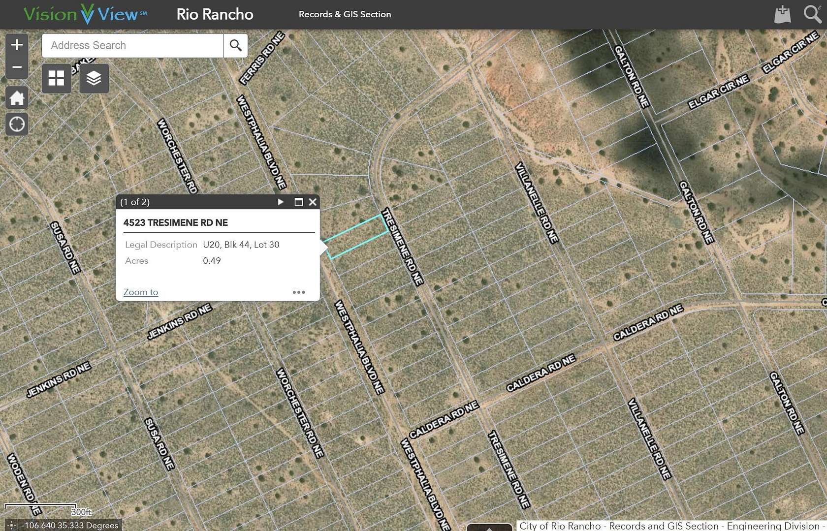 0.5 Acres of Land for Sale in Rio Rancho, New Mexico