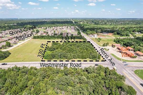 2.5 Acres of Commercial Land for Sale in Midwest City, Oklahoma