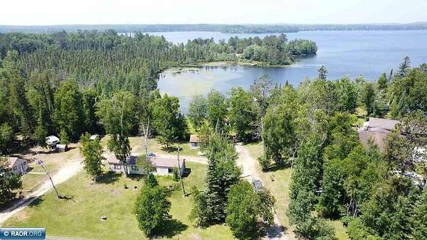 17.4 Acres of Recreational Land with Home for Sale in Britt, Minnesota