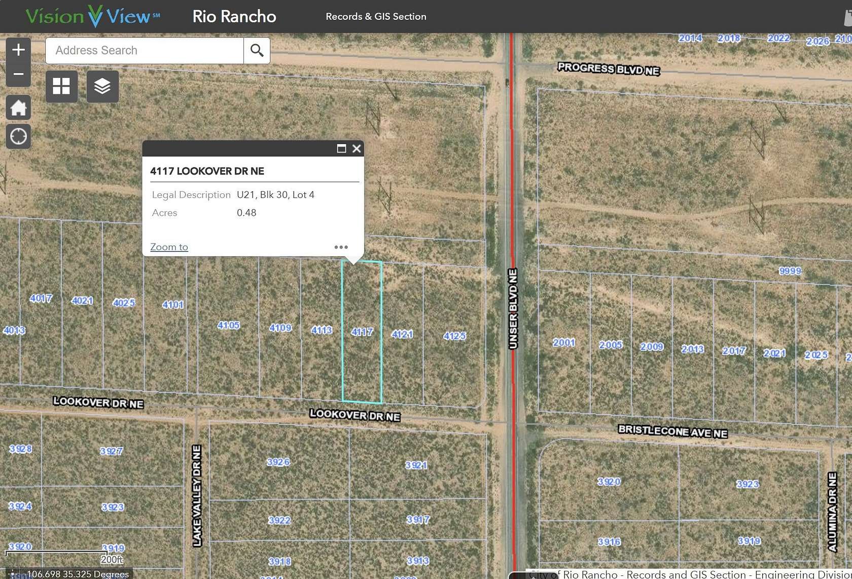 0.5 Acres of Land for Sale in Rio Rancho, New Mexico
