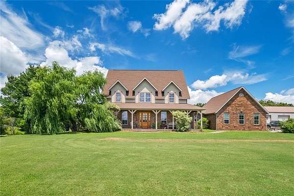 34.4 Acres of Agricultural Land with Home for Sale in Gentry, Arkansas