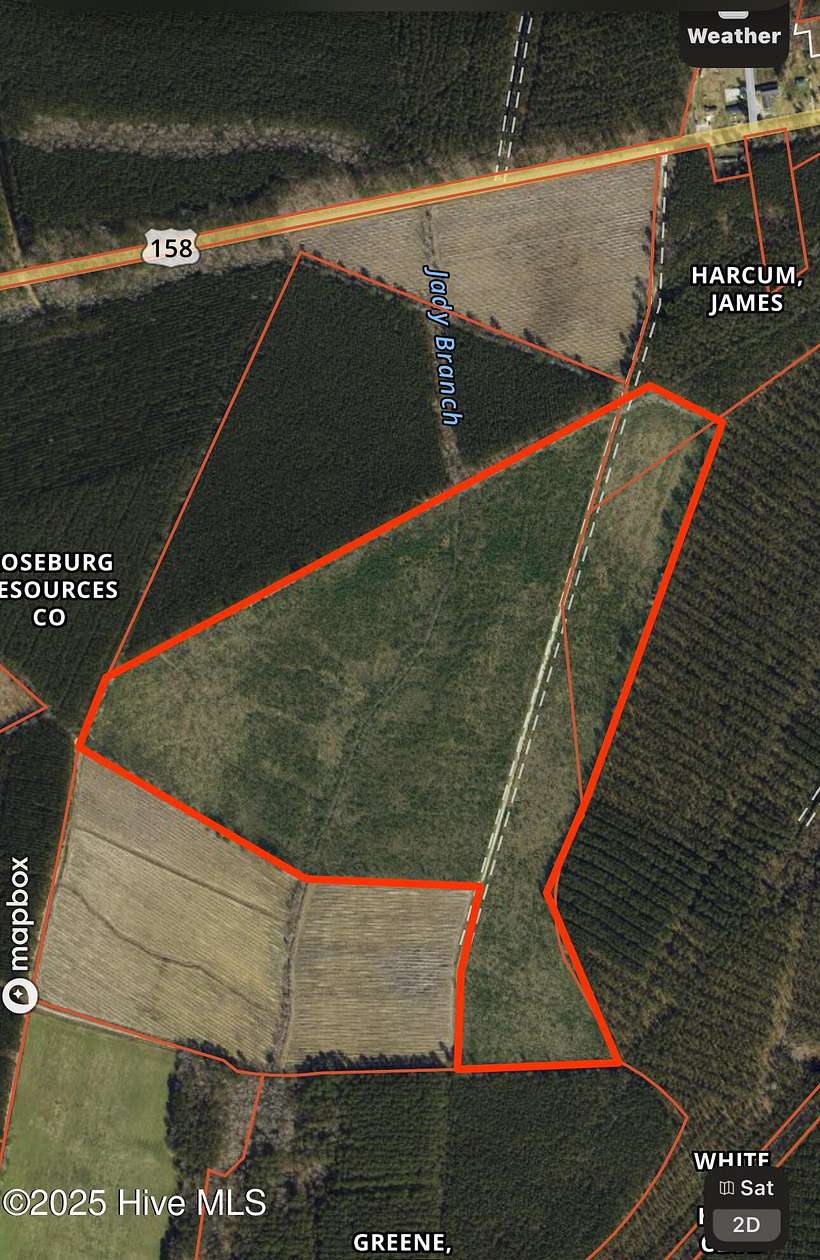 94 Acres of Recreational Land for Sale in Eure, North Carolina