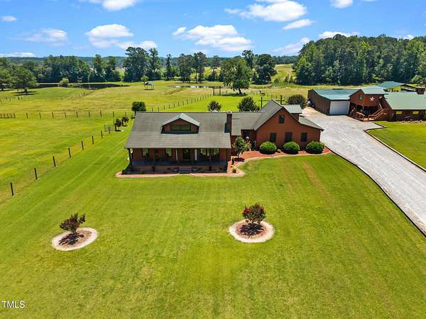 11.2 Acres of Land with Home for Sale in Coats, North Carolina