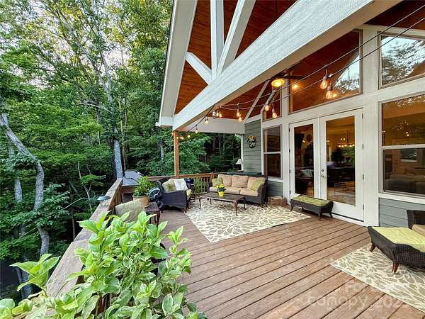 1.5 Acres of Residential Land with Home for Lease in Lake Lure, North Carolina