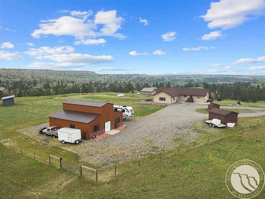 14.3 Acres of Land with Home for Sale in Molt, Montana