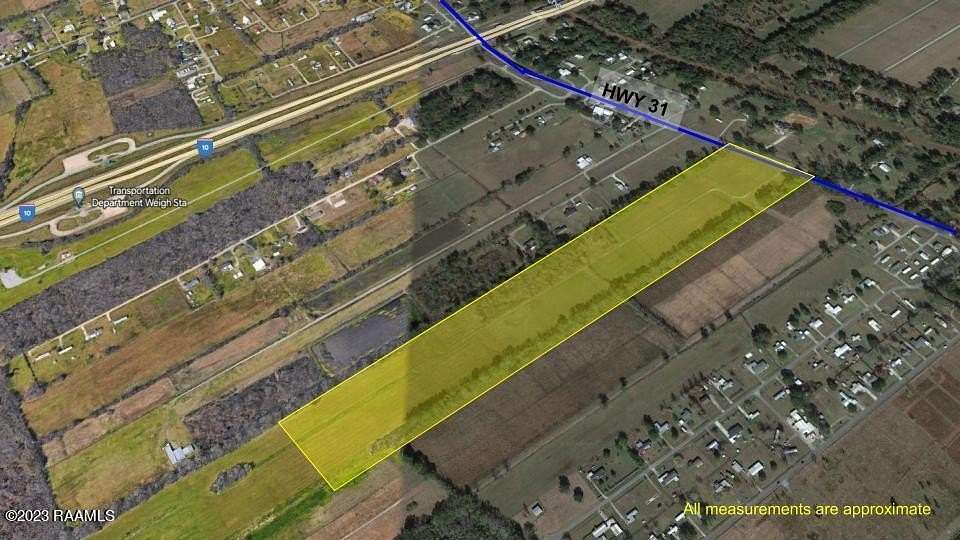 37.7 Acres of Mixed-Use Land for Sale in Breaux Bridge, Louisiana
