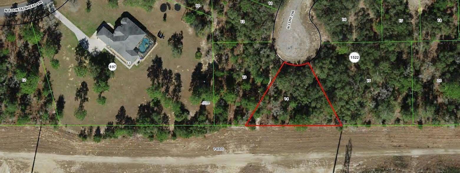 0.37 Acres of Residential Land for Sale in Citrus Springs, Florida