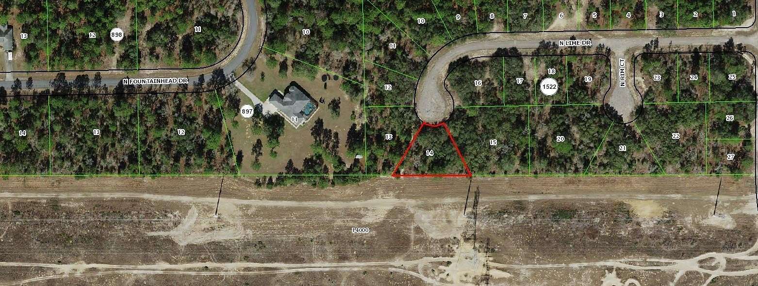0.37 Acres of Residential Land for Sale in Citrus Springs, Florida
