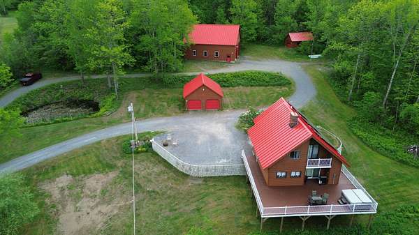8.8 Acres of Residential Land with Home for Sale in Cornville, Maine