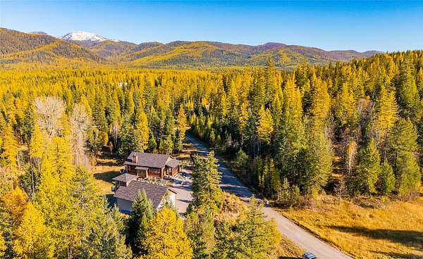 4.56 Acres of Residential Land with Home for Sale in Martin City, Montana