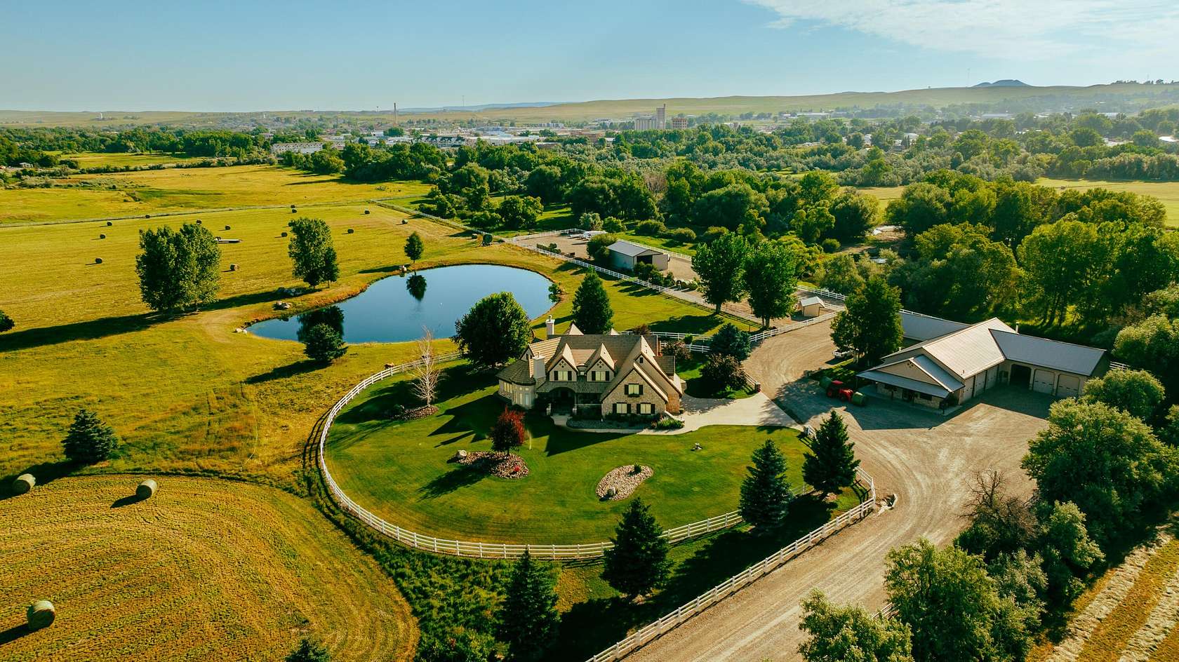 38.7 Acres of Agricultural Land with Home for Sale in Sheridan, Wyoming