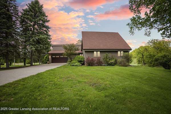 10.2 Acres of Recreational Land with Home for Sale in Springport, Michigan