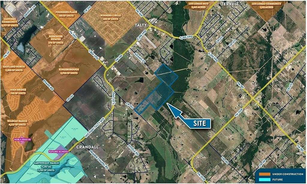 227 Acres of Agricultural Land for Sale in Crandall, Texas