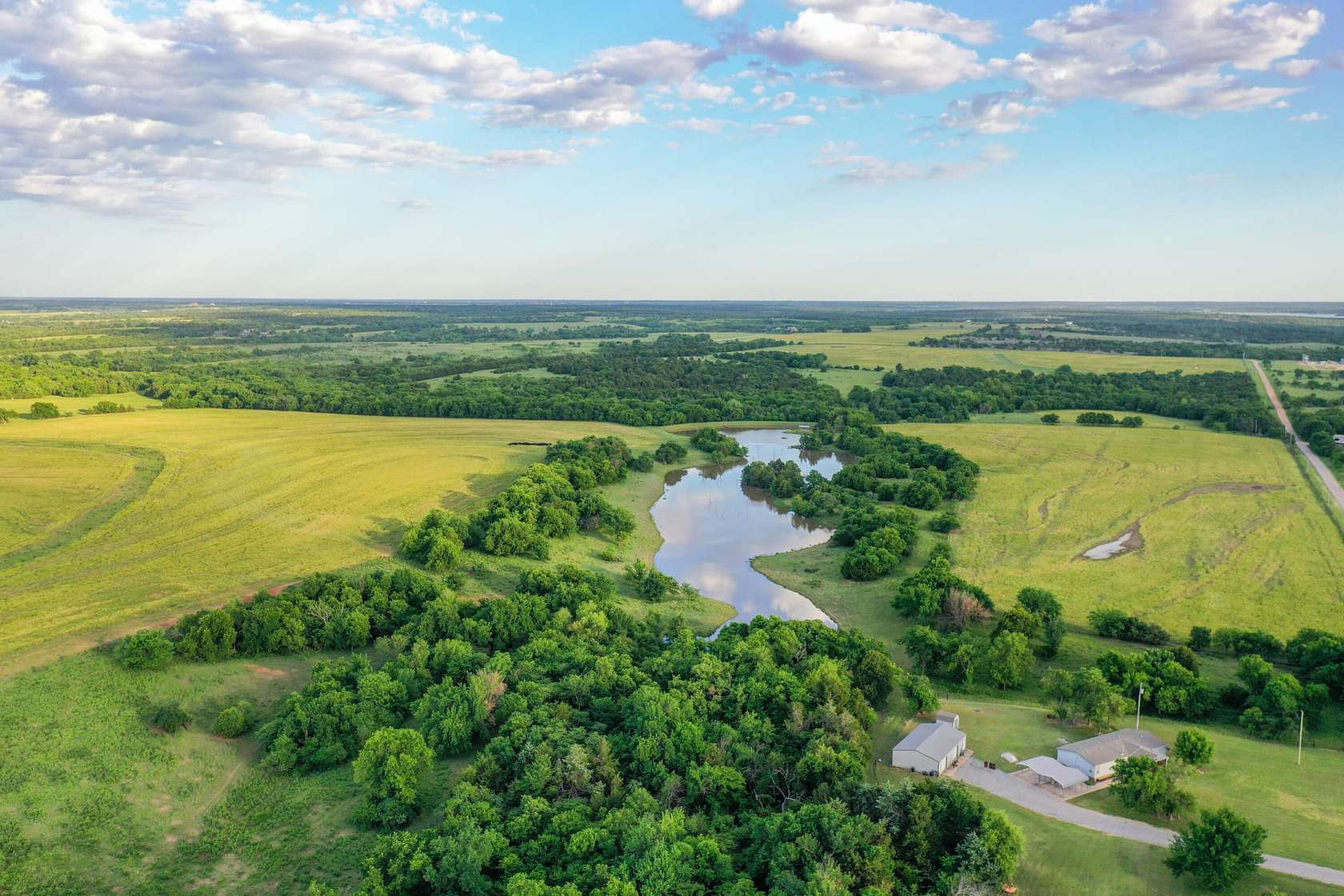 479 Acres of Land with Home for Sale in Perry, Oklahoma
