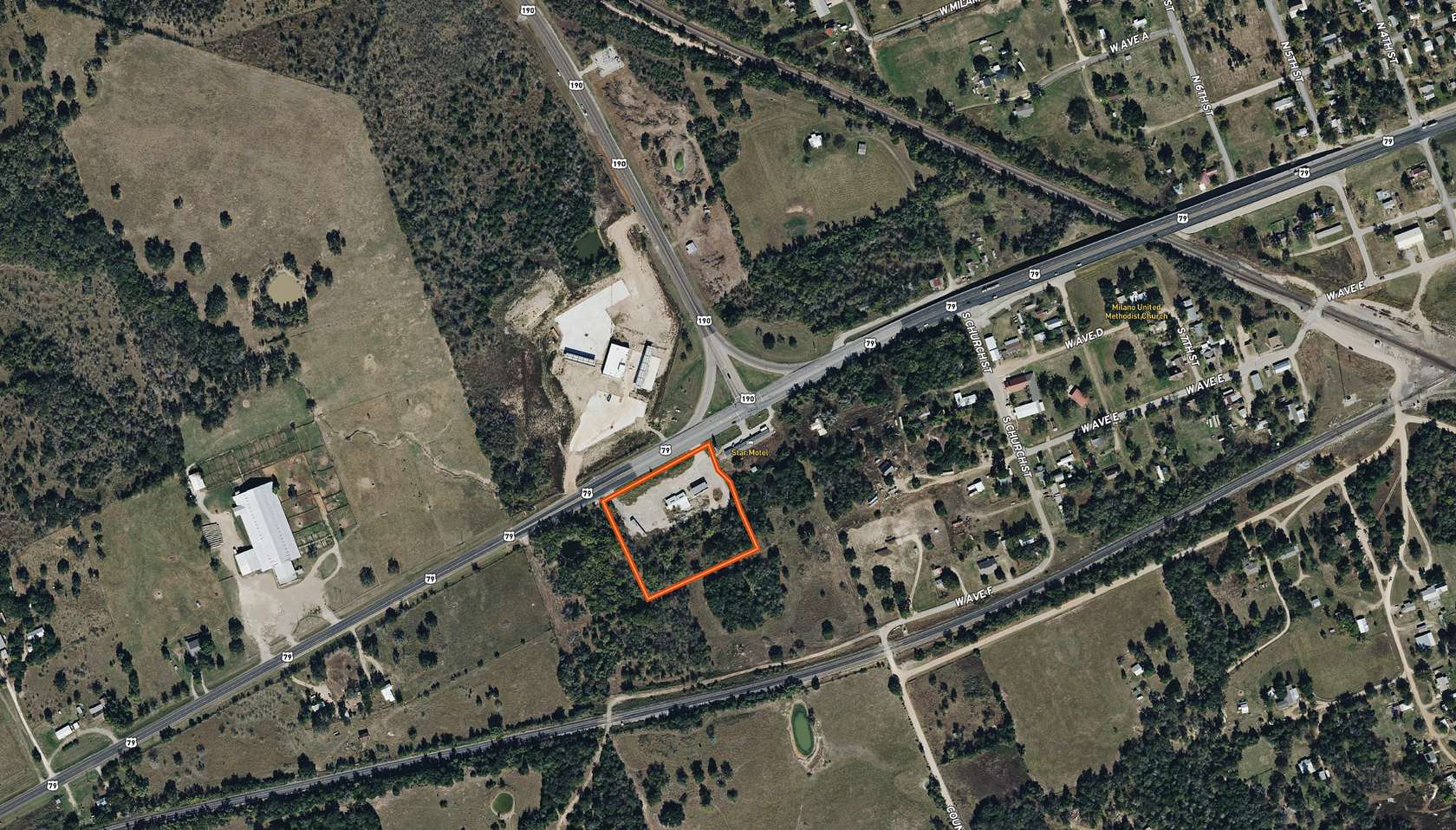 4.48 Acres of Mixed-Use Land for Sale in Milano, Texas