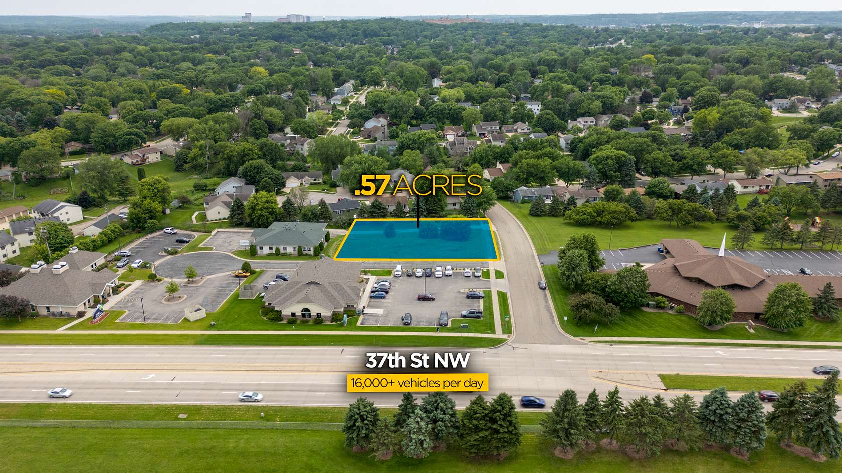 0.57 Acres of Mixed-Use Land for Lease in Rochester, Minnesota