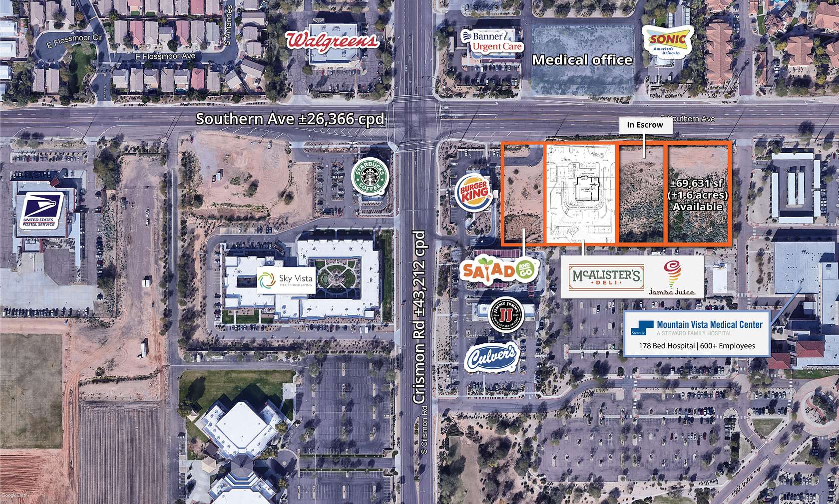 1.6 Acres of Land for Sale in Mesa, Arizona