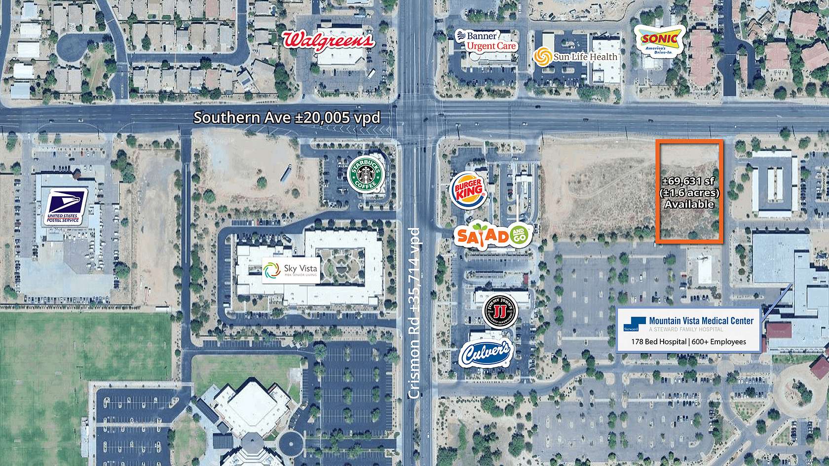 1.6 Acres of Land for Sale in Mesa, Arizona