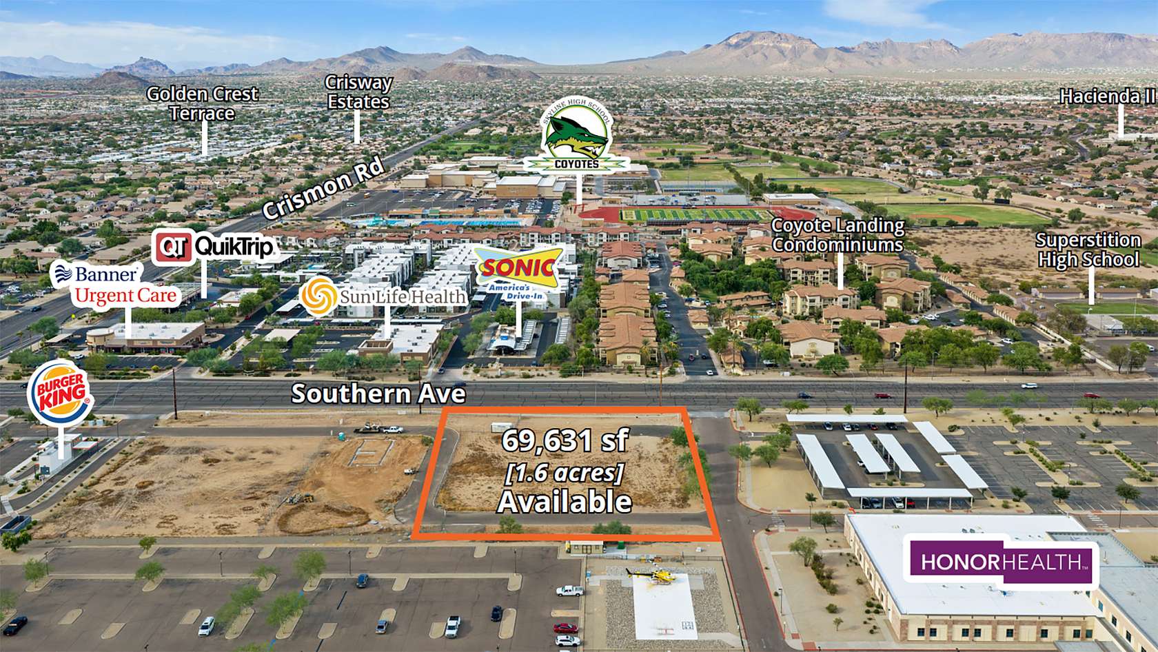 1.6 Acres of Land for Sale in Mesa, Arizona