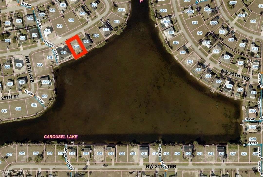 0.24 Acres of Residential Land for Sale in Cape Coral, Florida