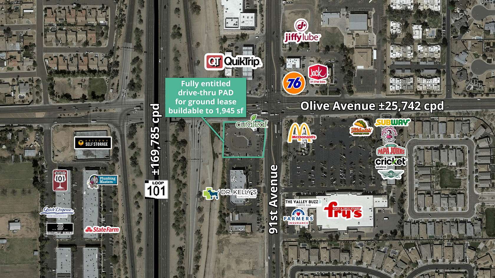 0.07 Acres of Land for Lease in Peoria, Arizona