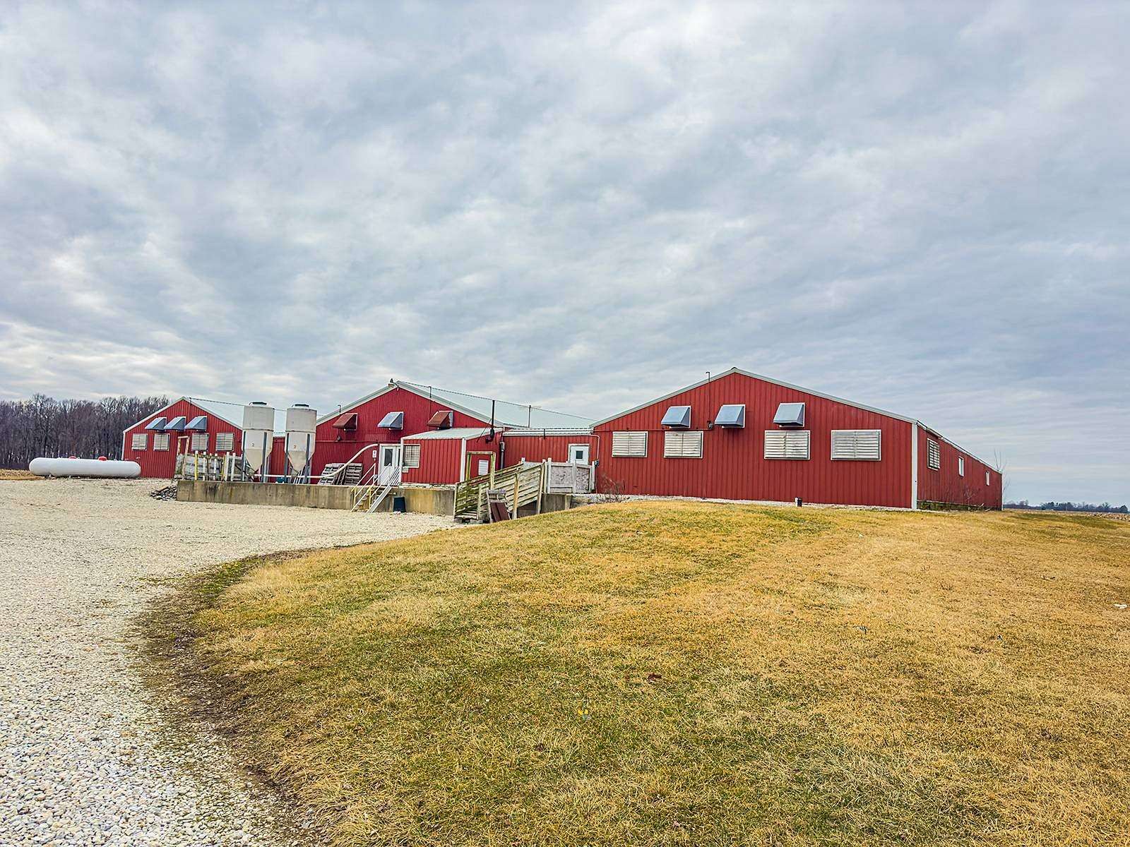 11.1 Acres of Land with Home for Sale in Huntington, Indiana