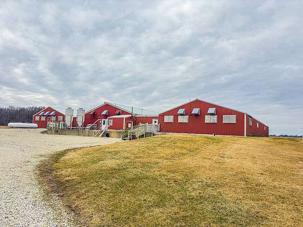 11.1 Acres of Land with Home for Sale in Huntington, Indiana