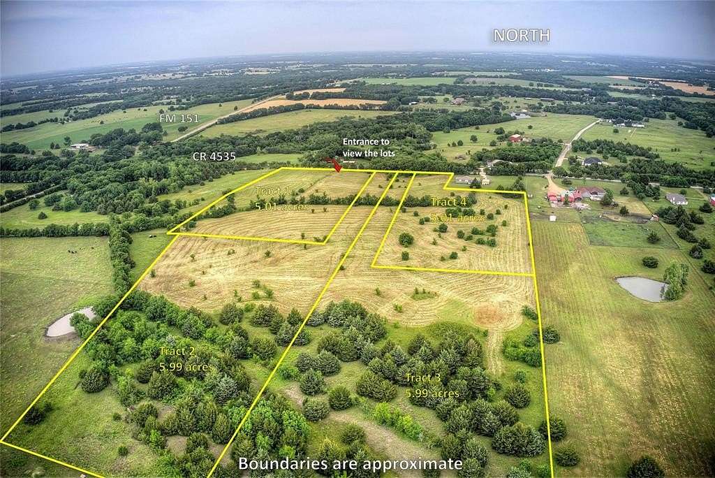 6 Acres of Residential Land for Sale in Trenton, Texas