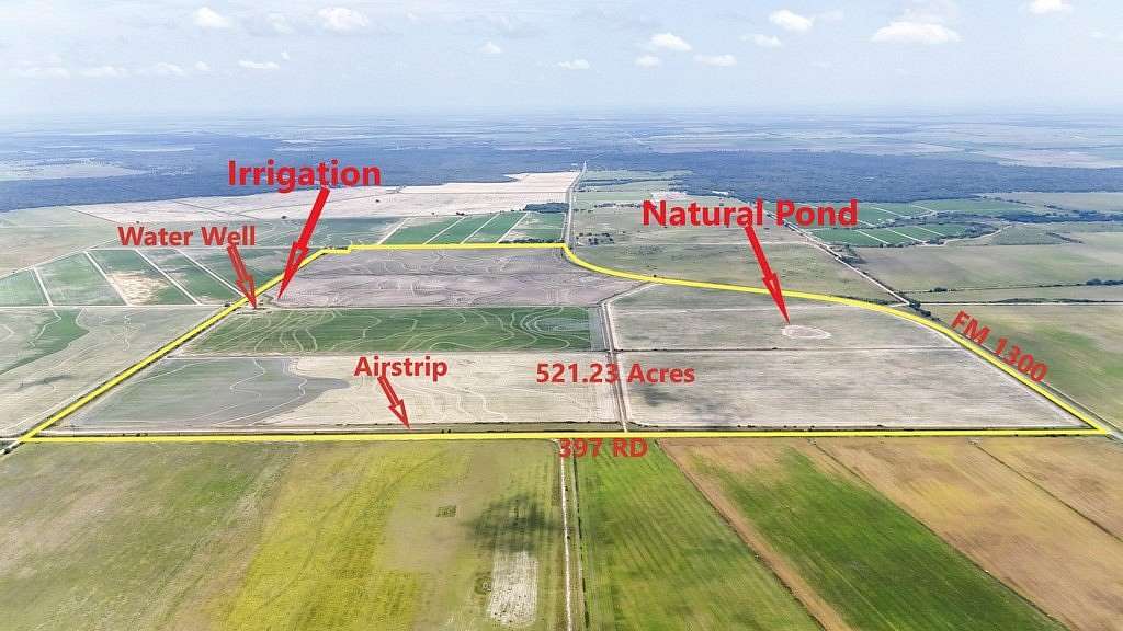 521 Acres of Agricultural Land for Sale in Louise, Texas