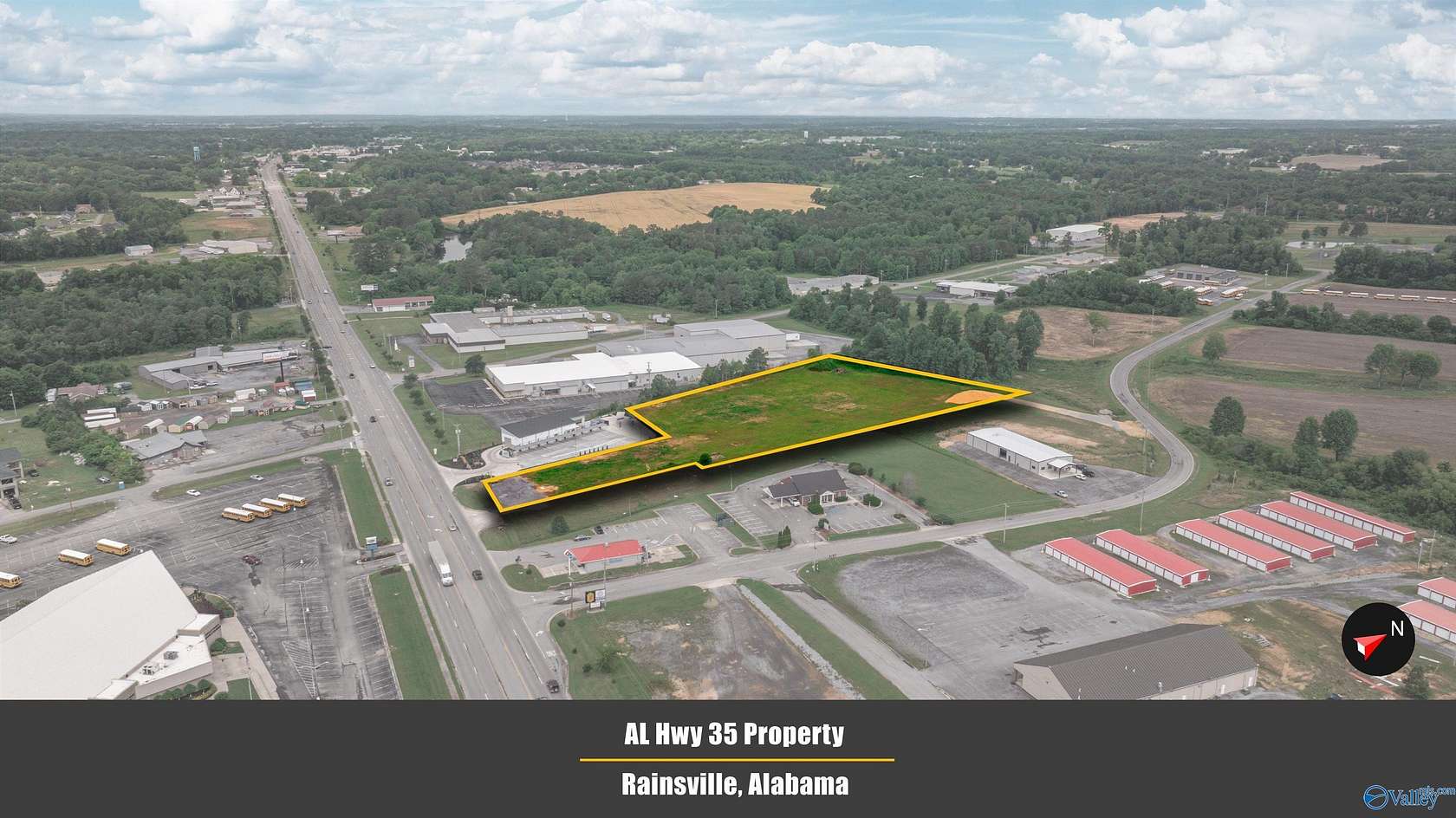 4.12 Acres of Mixed-Use Land for Lease in Rainsville, Alabama