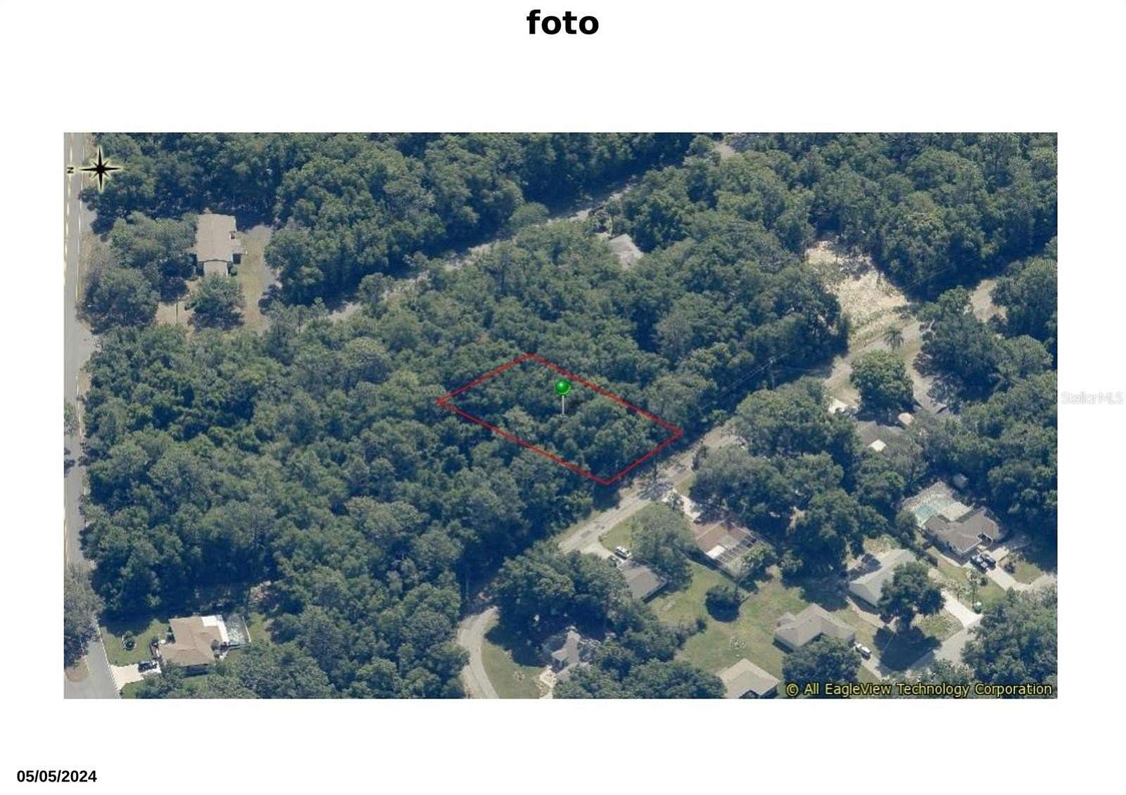 0.44 Acres of Residential Land for Sale in Citrus Springs, Florida