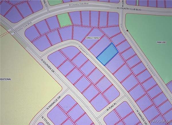 0.44 Acres of Residential Land for Sale in Citrus Springs, Florida