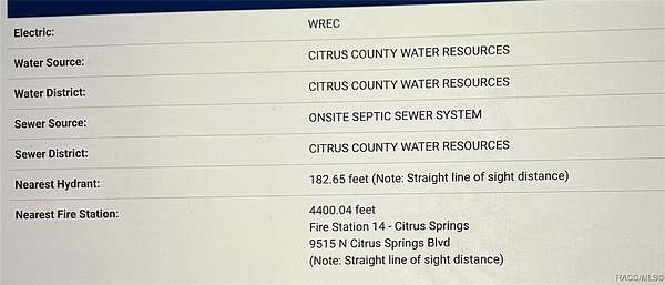 0.44 Acres of Residential Land for Sale in Citrus Springs, Florida