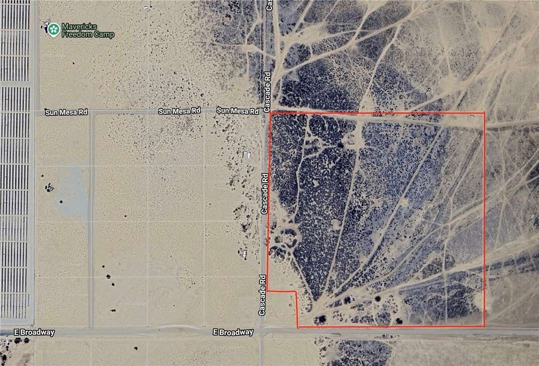 38 Acres of Recreational Land for Sale in Sunfair, California
