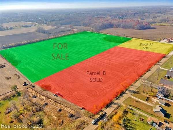 26.2 Acres of Agricultural Land for Sale in Belleville, Michigan