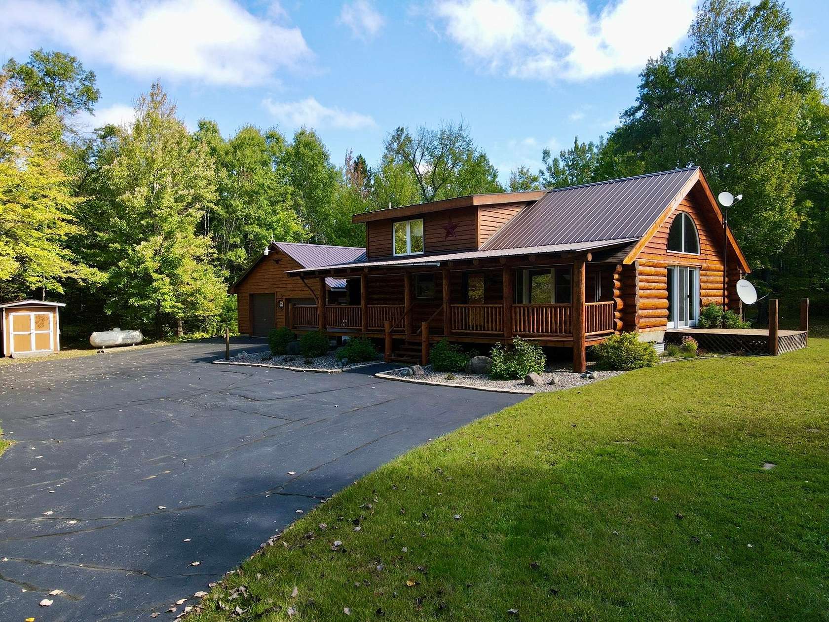 60 Acres of Recreational Land with Home for Sale in Tomahawk, Wisconsin