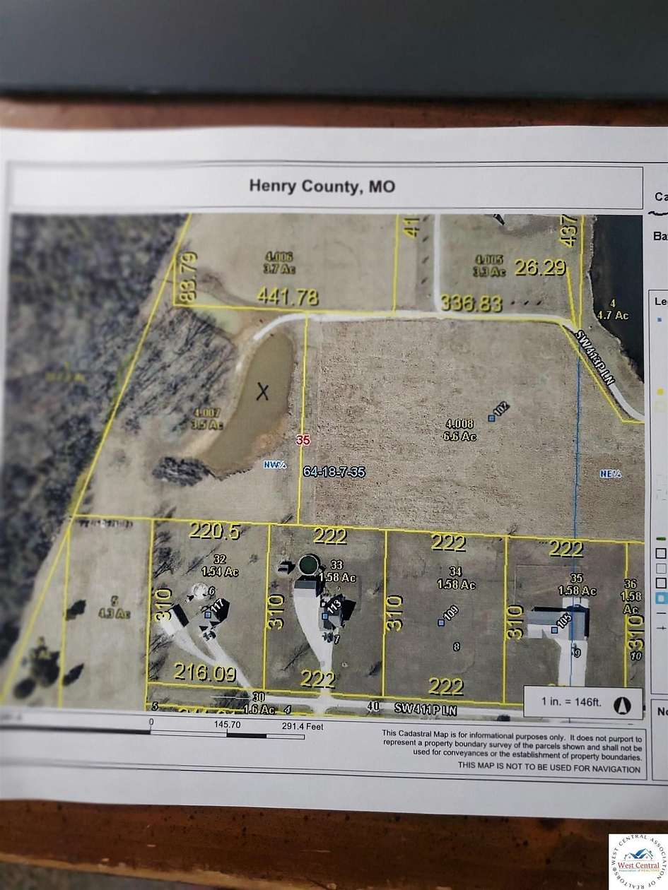 3.82 Acres of Land for Sale in Clinton, Missouri