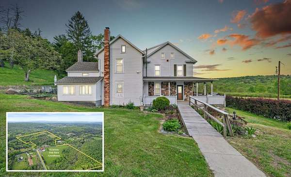 81.4 Acres of Agricultural Land with Home for Sale in Saylorsburg, Pennsylvania