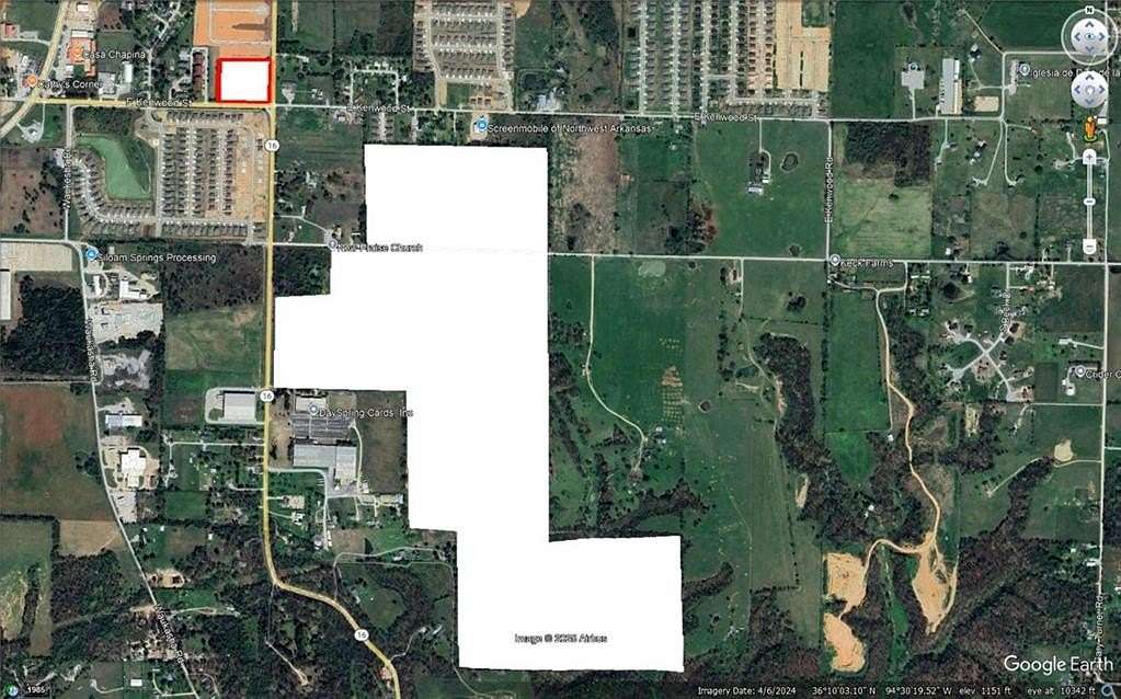 146 Acres of Agricultural Land for Sale in Siloam Springs, Arkansas